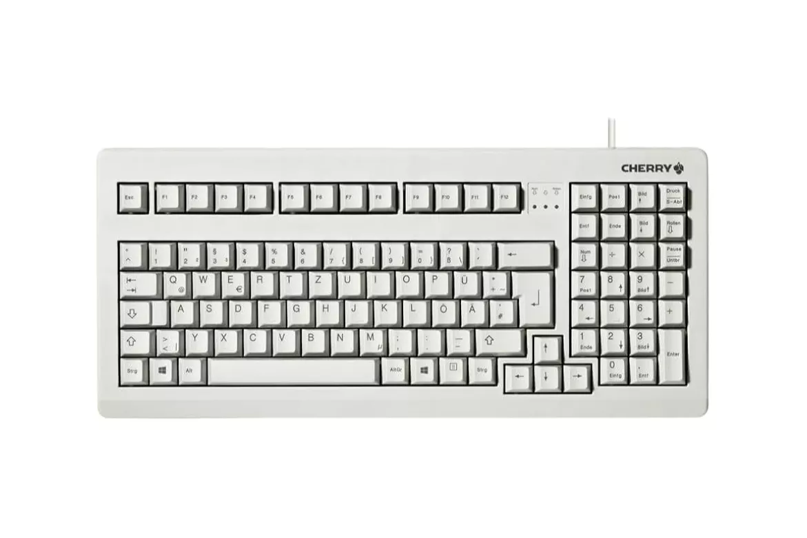 Teclado Cherry G80-1800 mec&aacute;nico completo PS/2 QWERTY espa&ntilde;ol gris