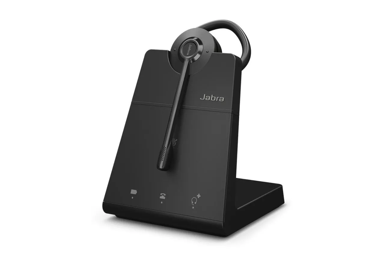 Auriculares GN Audio Jabra Engage 45 SE inal&aacute;mbricos DECT para oficina y call center negros