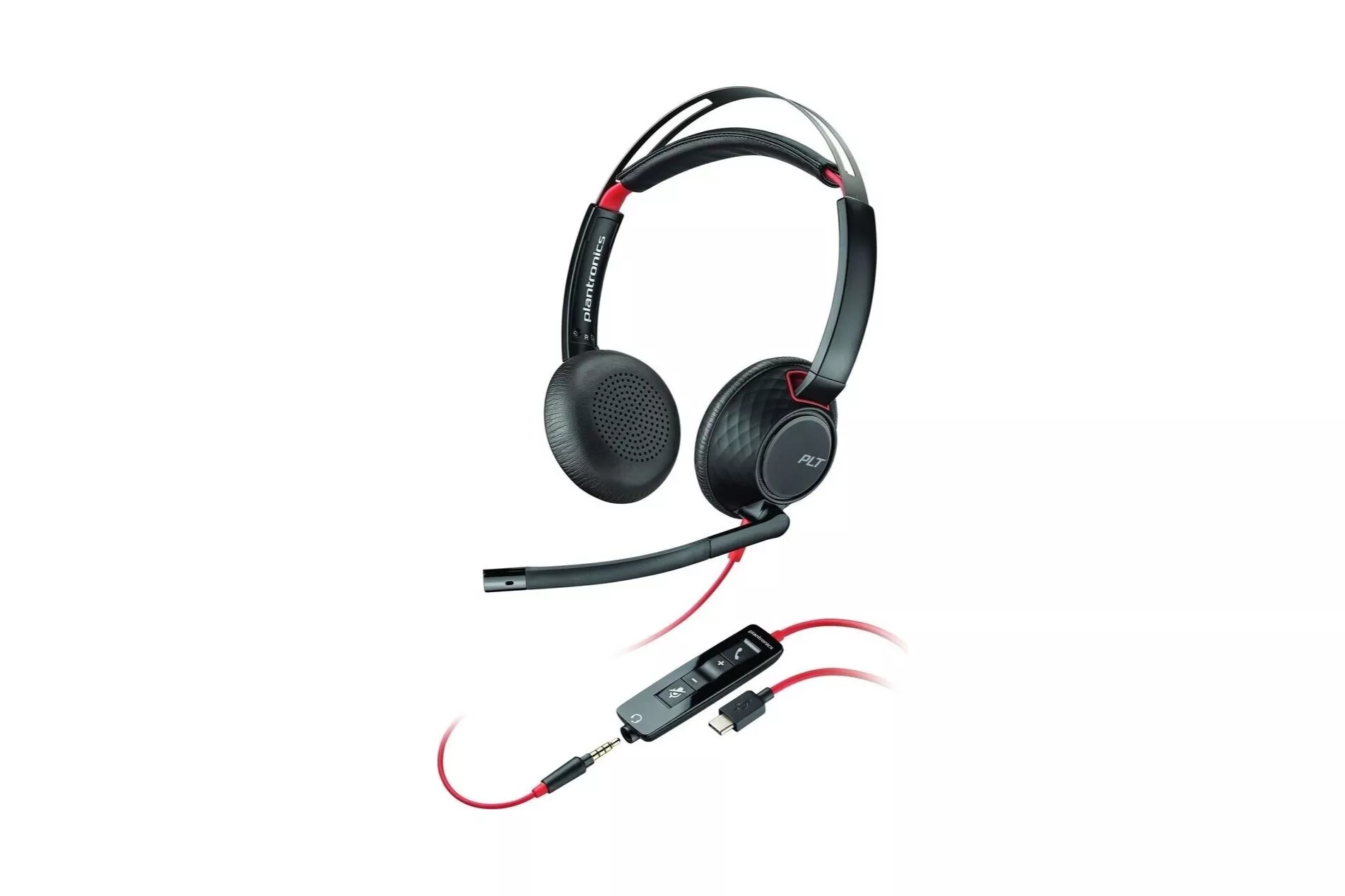 Auriculares HP Poly Cable de entrenamiento con cable 3,5 mm Y Blackwire 5200 Negro