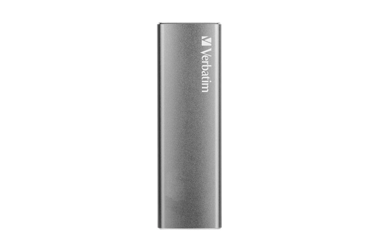 Disco Duro Verbatim Vx500 240GB SSD Externo USB 3.1 Gen 2 Type-C 500MB/s Gris