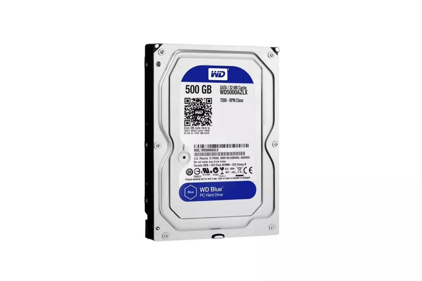 Disco Duro WD Caviar Blue 500GB HDD 7200rpm SATA III 3.5"