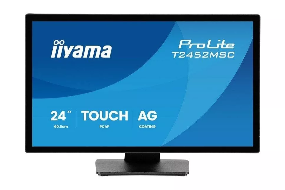 Monitor iiyama T2452MSC-B2AG 24" FullHD 120Hz IPS T&aacute;ctil Edge-to-Edge Antihuellas