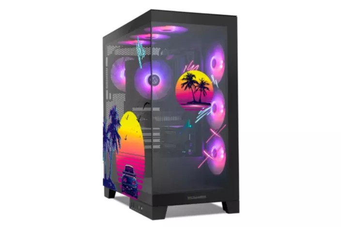 Torre PC NOX Hummer GLOCK ARGB Semitorre ATX Cristal Templado USB-C Negra - Magic City Edition