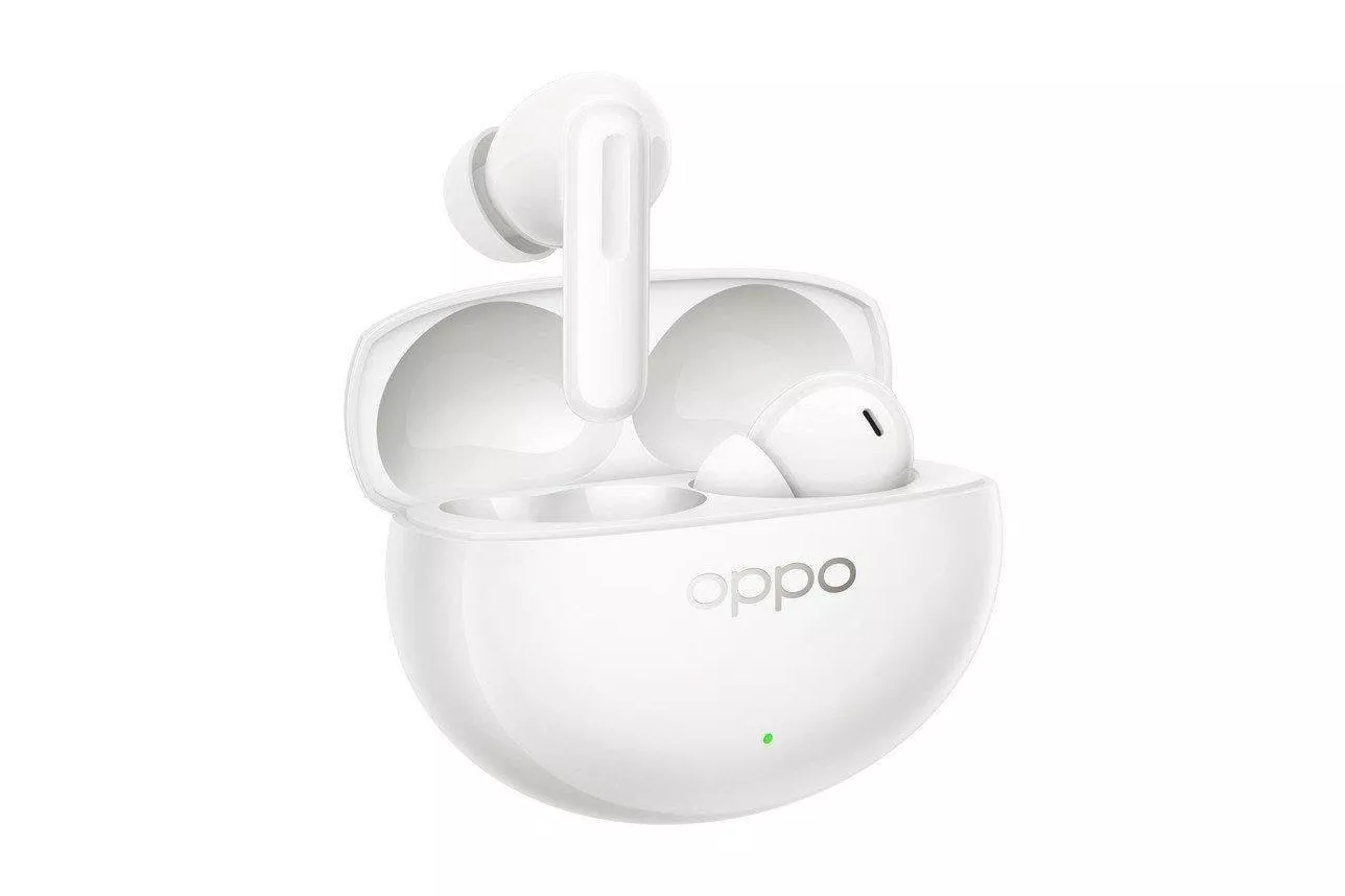 Auriculares Oppo Enco Air5 Pro inal&aacute;mbricos Bluetooth con Cancelaci&oacute;n de Ruido y micr&oacute;fono, IP55, blancos