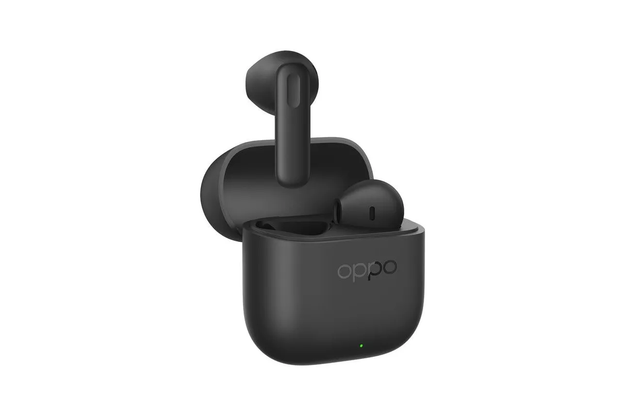 Auriculares OPPO Enco Buds3 inal&aacute;mbricos Bluetooth 5.4 con Cancelaci&oacute;n de Ruido pasiva y protecci&oacute;n IP55 Negro