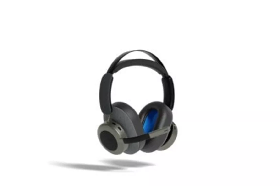Auriculares Orosound Tilde Evo C inal&aacute;mbricos y con cable Bluetooth Oficina con Cancelaci&oacute;n de Ruido Negro y Gris