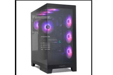 Torre PC NOX Hummer GLOCK ARGB Semitorre ATX Cristal Templado USB-C Negra - Magic City Edition