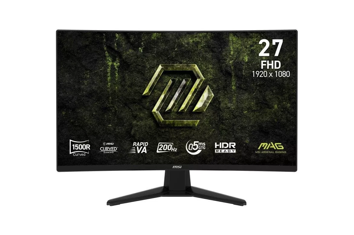 Monitor MSI MAG 274CF E20 27" FullHD 200Hz Rapid VA Curvo HDR Tiempo de respuesta 0,5 ms