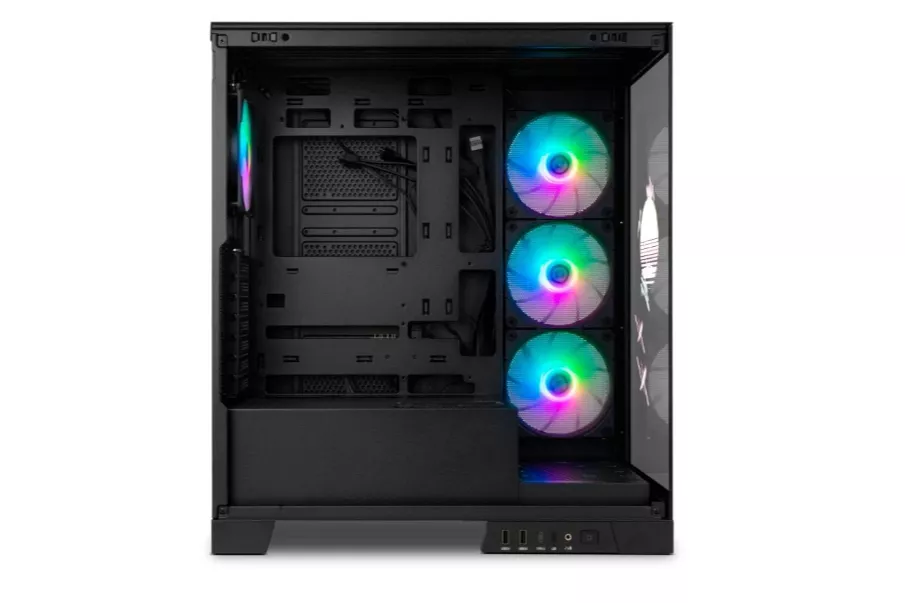 Torre PC NOX Hummer GLOCK ARGB Semitorre ATX Cristal Templado USB-C Negra - Magic City Edition