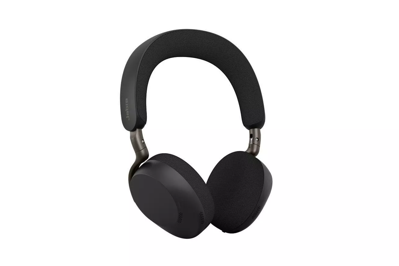 Auriculares inal&aacute;mbricos Jabra Evolve3 75 Bluetooth negros con Cancelaci&oacute;n de Ruido, Micr&oacute;fono IA y dise&ntilde;o plegable