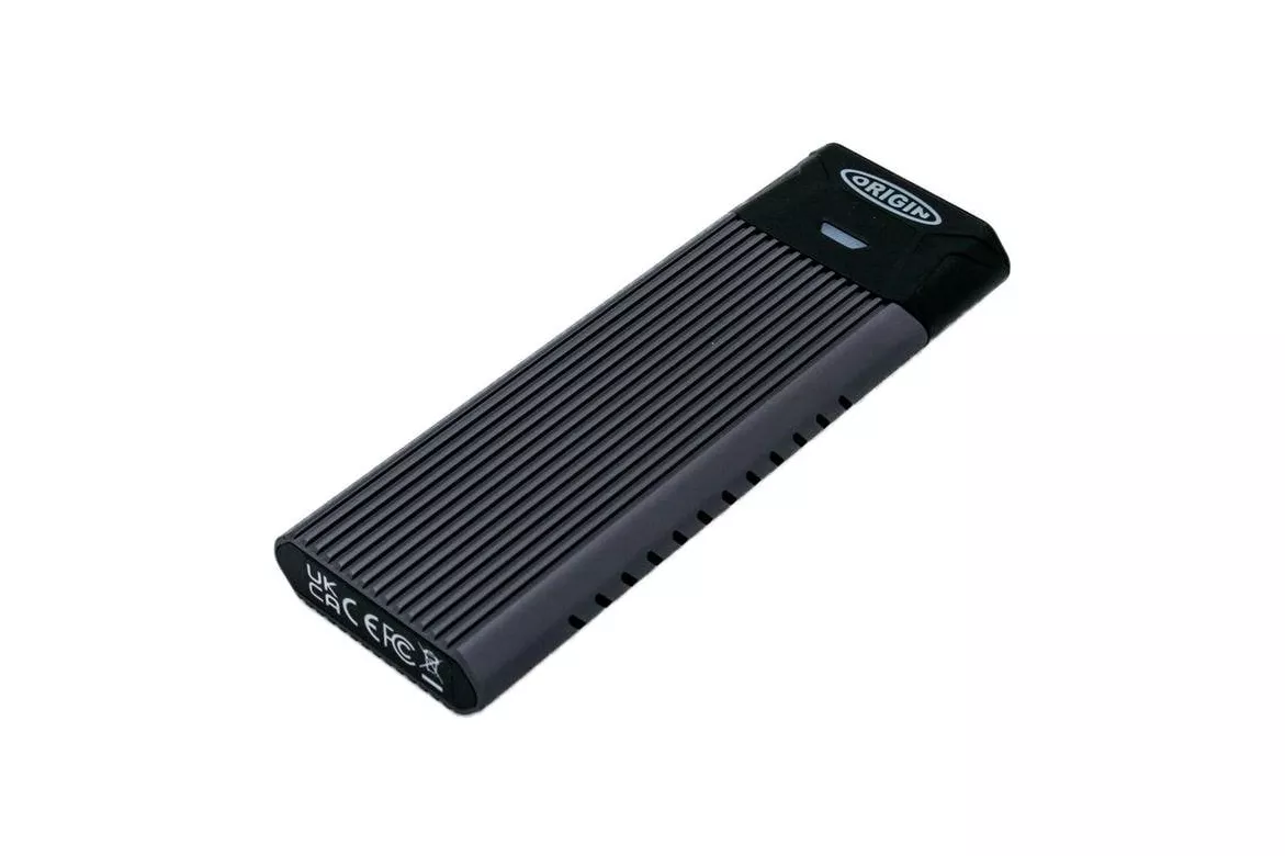 Disco Duro Origin Storage OSEC1TBNVME 1TB NVMe USB-C 3.2 Gen 2 1050MB/s Gris