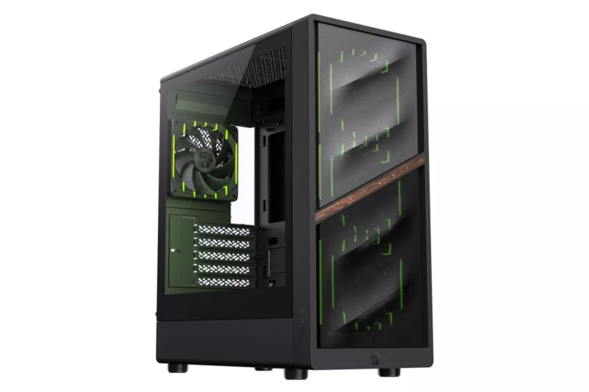 Carcasa GameMax AERIS 330 MB Mini Tower Negro con Malla y Vidrio Templado