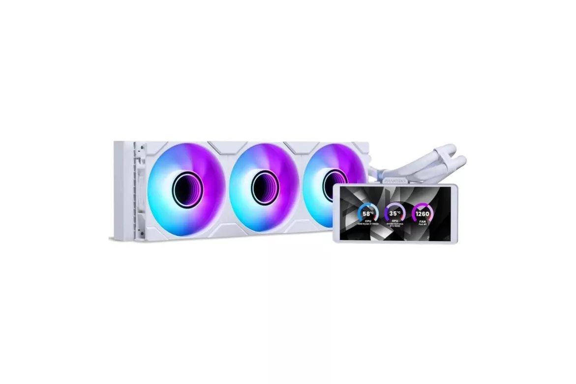 Refrigeraci&oacute;n L&iacute;quida Phanteks Glacier One 360M25 LCD 397mm 3 Ventiladores LED