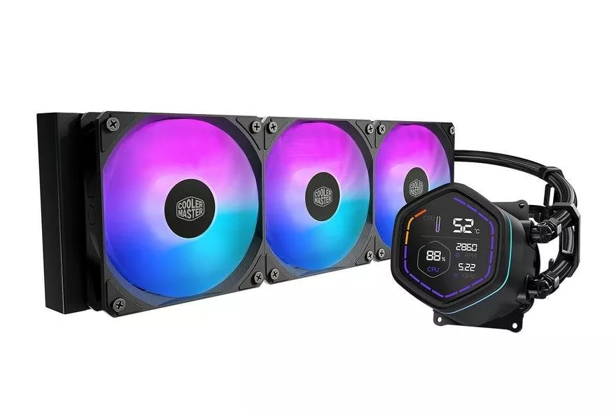 Refrigeraci&oacute;n L&iacute;quida Cooler Master MLX-D36M-A18PA-RD 360mm 3 Ventiladores ARGB Panel Digital