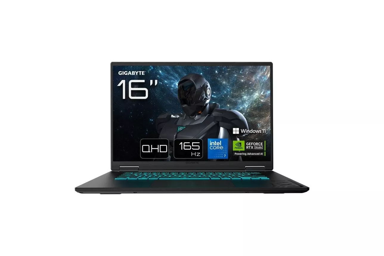 Gigabyte A16 Pro DXHG4ESCC4SH - Port&aacute;til 16" Core 7-240H 32GB RTX 5070 Ti 1TB SSD W11