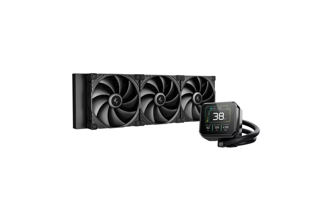 Refrigeraci&oacute;n L&iacute;quida Deepcool Spartacus 420 420mm 3 Ventiladores RGB Pantalla TFT