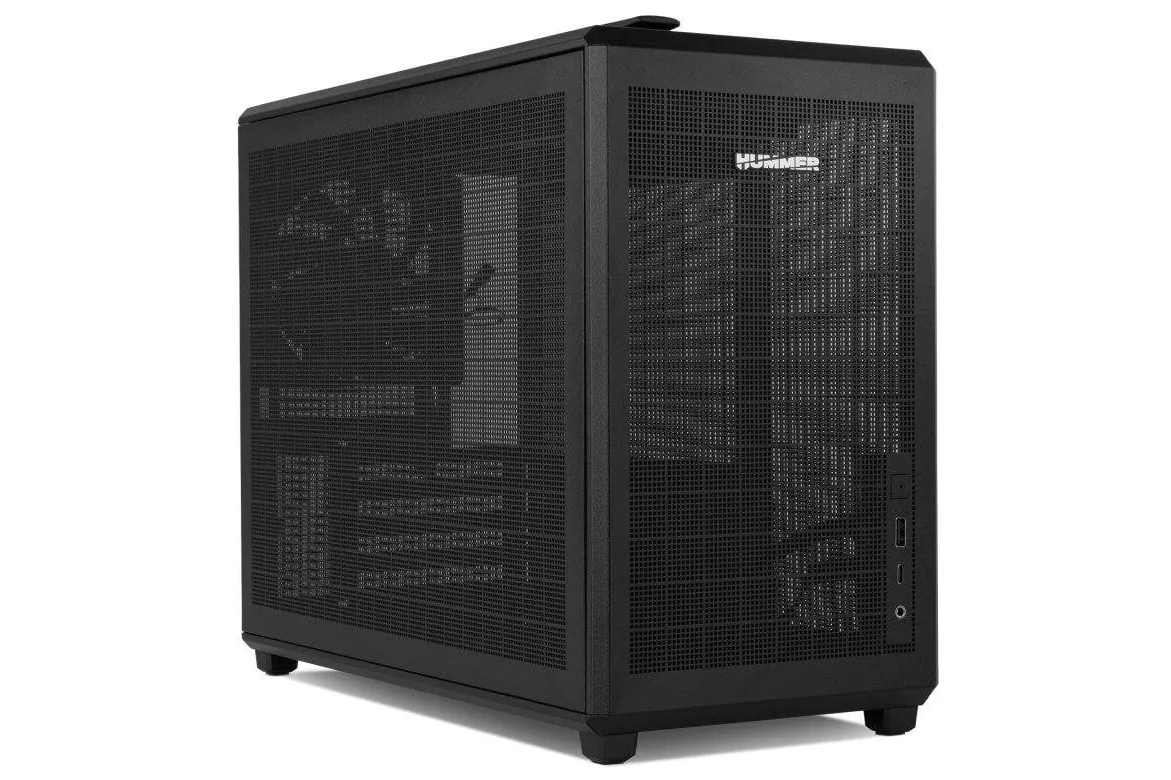 Carcasa NOX Hummer Refresh Mini Torre M-ATX Mesh Negra