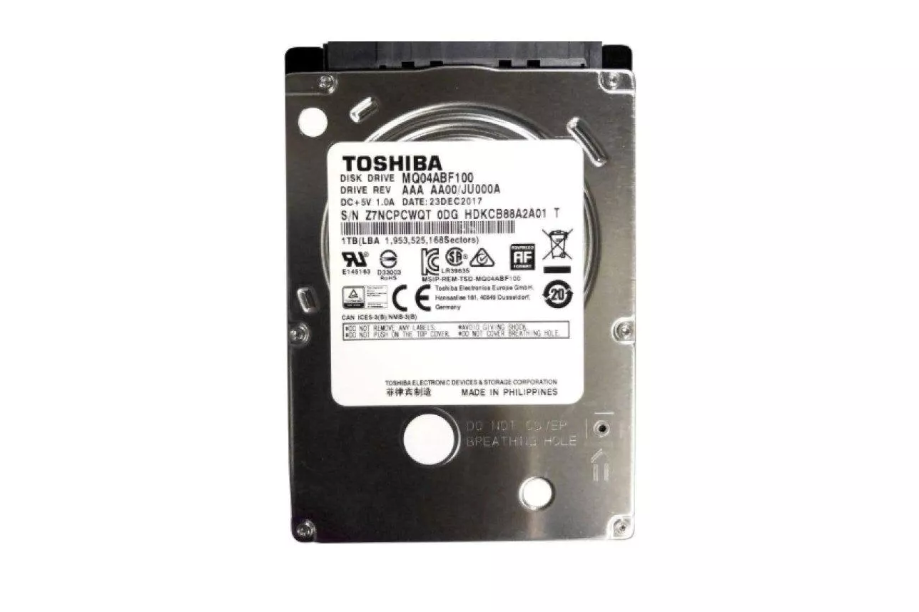Disco Duro Toshiba MQ04ABF100 1TB HDD 5400rpm SATA III 128MB 7mm ultrafino