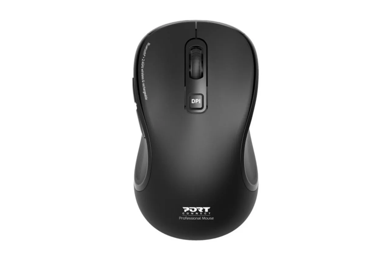 Rat&oacute;n Port Designs PORT Connect 910010 RF Wireless Bluetooth 2400 DPI Negro Recargable