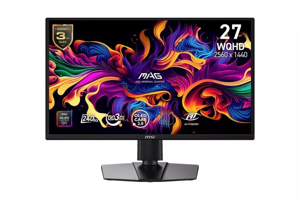 Monitor MSI MAG 272QPDE QD-OLED 26,5" Wide Quad HD 240Hz QD-OLED Ajuste de altura