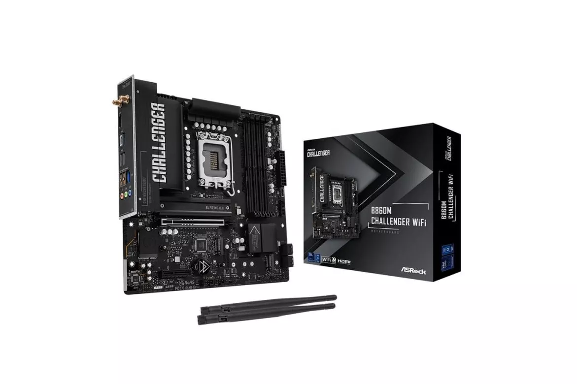 Placa Base Asrock B860M Challenger WiFi Intel B860 LGA 1851 DDR5 Micro ATX WiFi 7 RGB