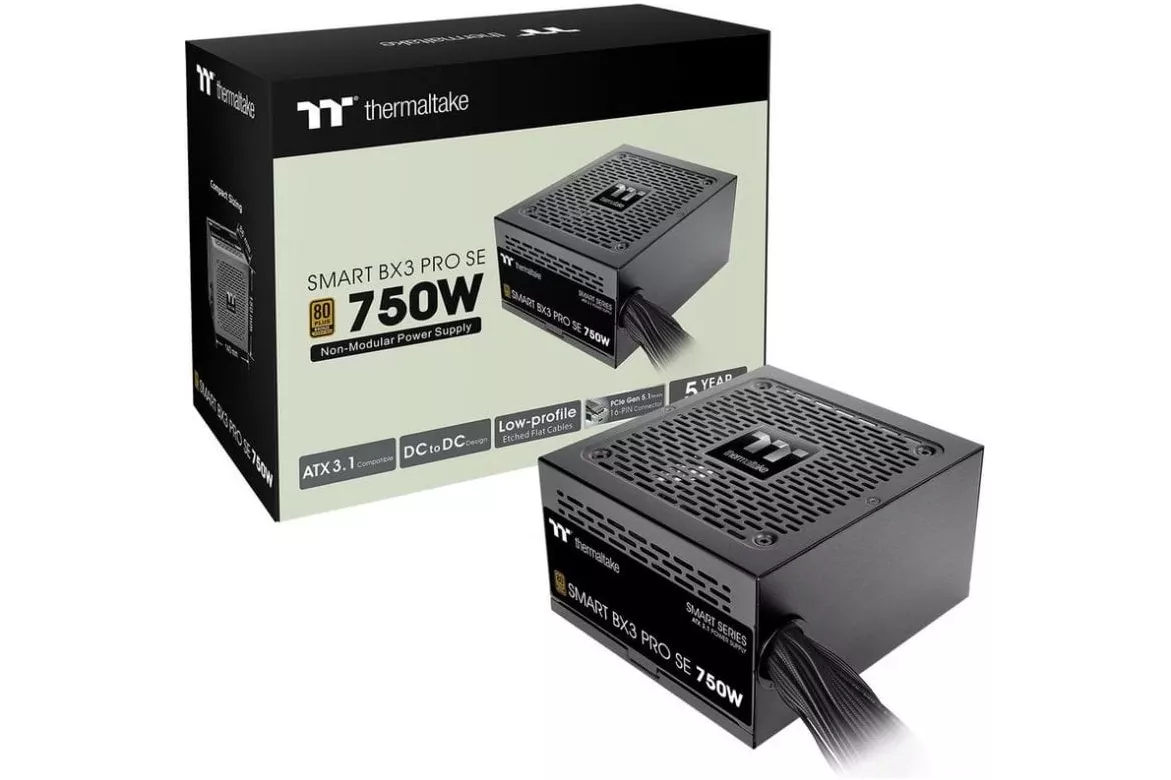 Fuente de Alimentaci&oacute;n Thermaltake Smart BX3 Pro SE 750W Certificaci&oacute;n 80+ Bronze fija