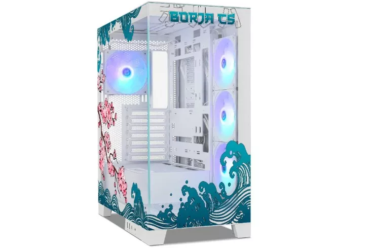Torre PC NOX Hummer GLOCK ARGB Semitorre ATX Cristal Templado USB-C Blanca - By B0rjaCS