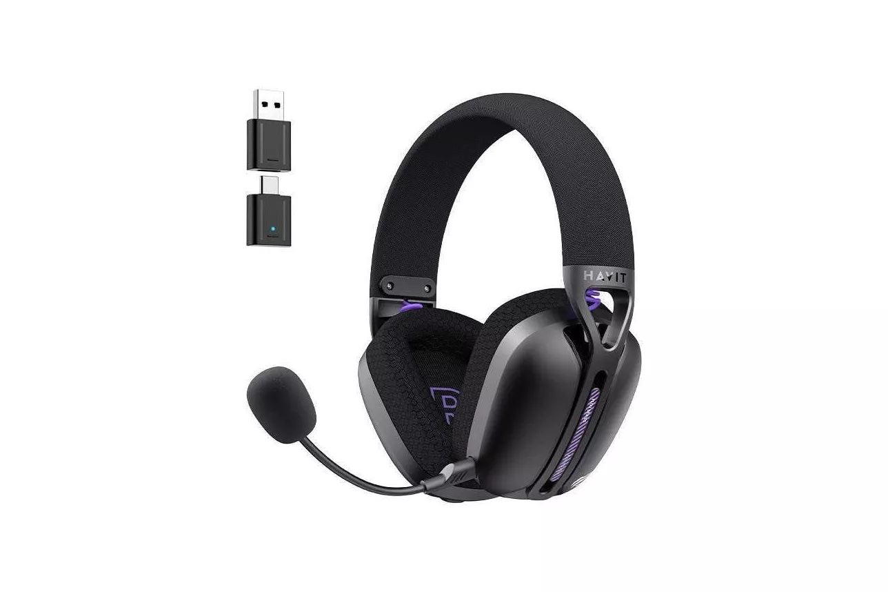 Auriculares Havit Fuxi H3 Plus inal&aacute;mbricos y con cable Bluetooth Gaming Negro