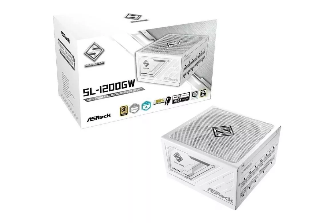 Fuente de Alimentaci&oacute;n AsRock Steel Legend SL-1200GW 1200W Certificaci&oacute;n 80+ Gold modular