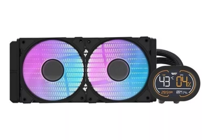 Refrigeraci&oacute;n L&iacute;quida Darkflash DH240D Black v2 240mm 2 Ventiladores ARGB