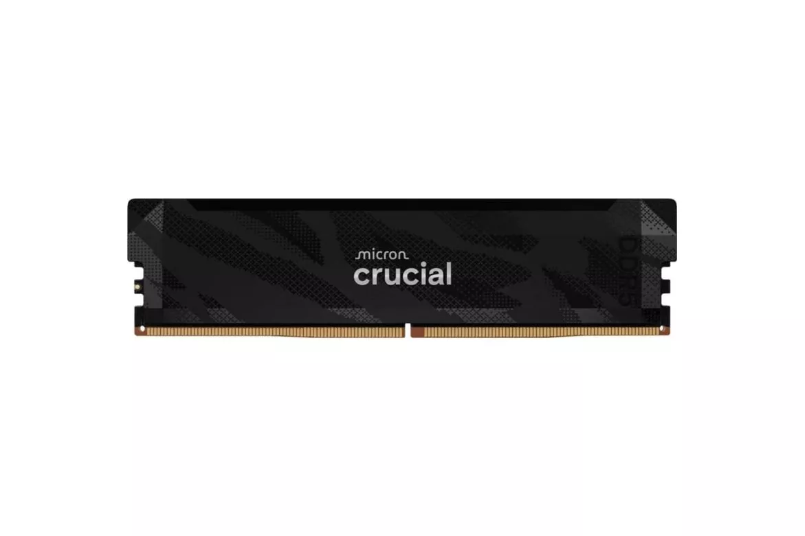 Memoria RAM Crucial Pro OC 16GB 1x16GB DDR5 6400MHz CL32 Negro XMP 3.0