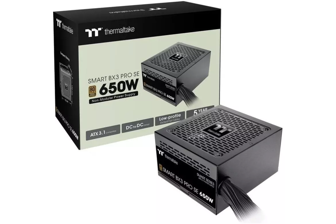 Fuente de Alimentaci&oacute;n Thermaltake Smart BX3 Pro SE 650W Certificaci&oacute;n 80+ Bronze fija