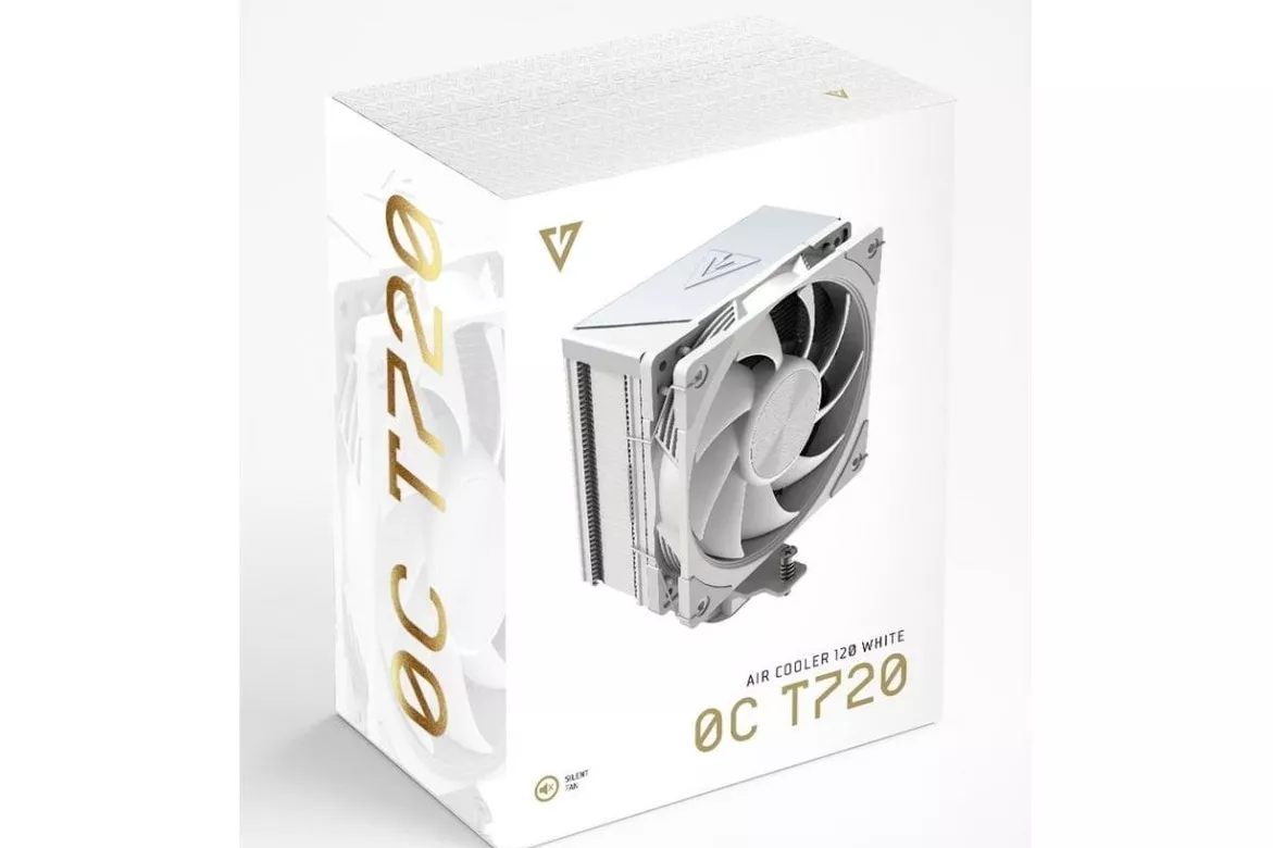 Refrigeraci&oacute;n Aire Modecom Socket AM4 AM5 LGA 1200 120mm Volcano 0C T720 White