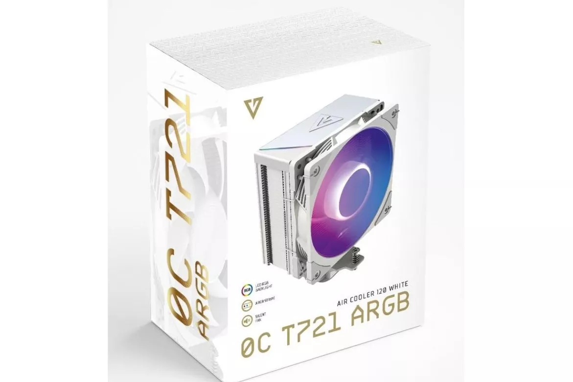 Refrigeraci&oacute;n Aire Modecom Socket AM4 AM5 LGA 1200 120mm Volcano 0C T721 ARGB