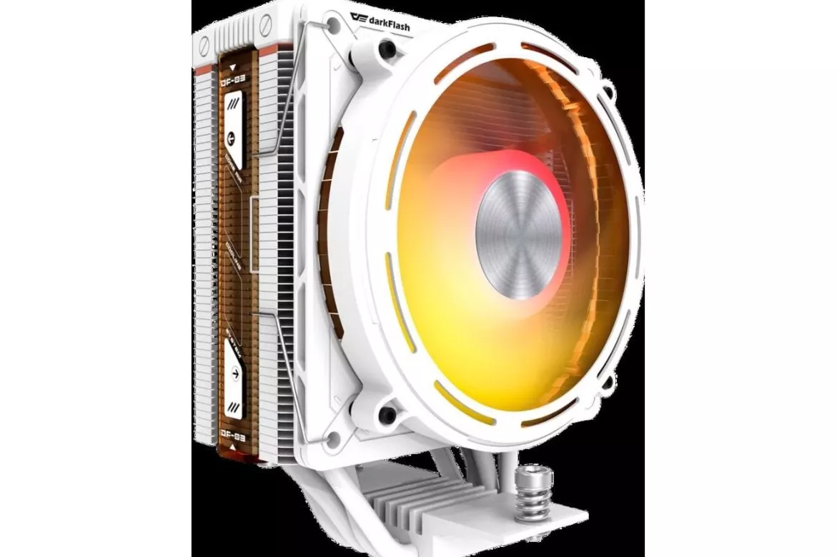 Refrigeraci&oacute;n Aire Darkflash Tech Socket AM4 AM5 LGA 120mm E400 White ARGB