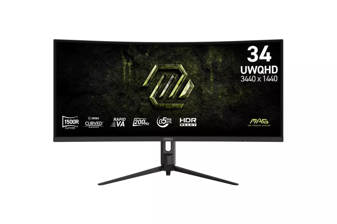 Monitor MSI MAG 342CQRF E20 34" UltraWide Quad HD 200Hz VA Curvo 0,5ms