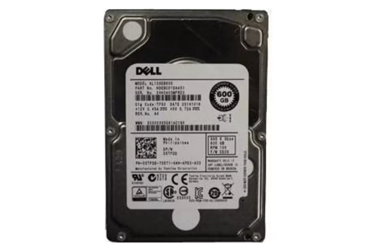 Disco Duro Dell 20TPJ 0,6TB SAS 10K RPM Hot Plugging Enterprise