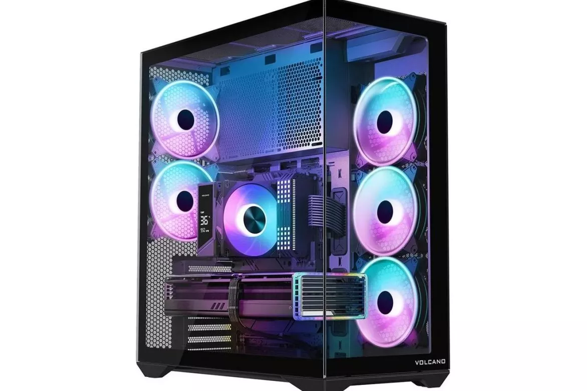Caja PC Full Tower Modecom Space XL ARGB 5F Vidrio Templado