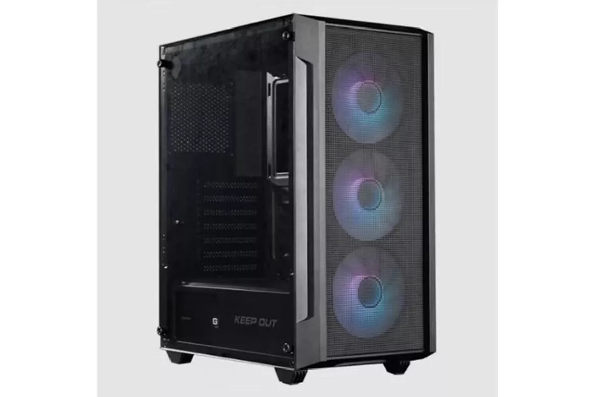 Caja PC Keep Out Gaming XC-200 MESH RGB Ventana Lateral ATX