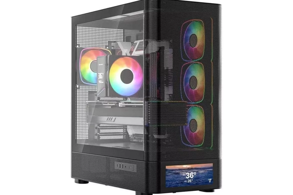 Caja PC Modecom Volcano AQ500 ARGB Midi Tower Negro