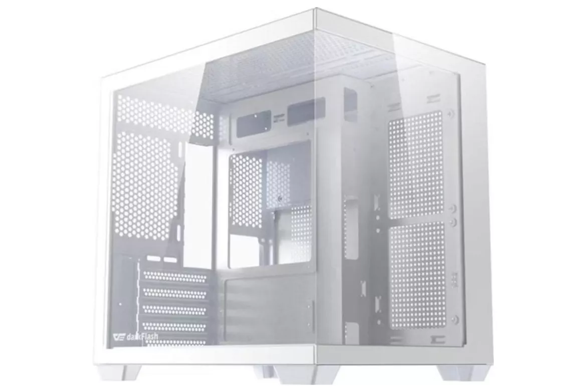 Torre PC Caja PC Darkflash B275 PRO WHT NoF Blanca