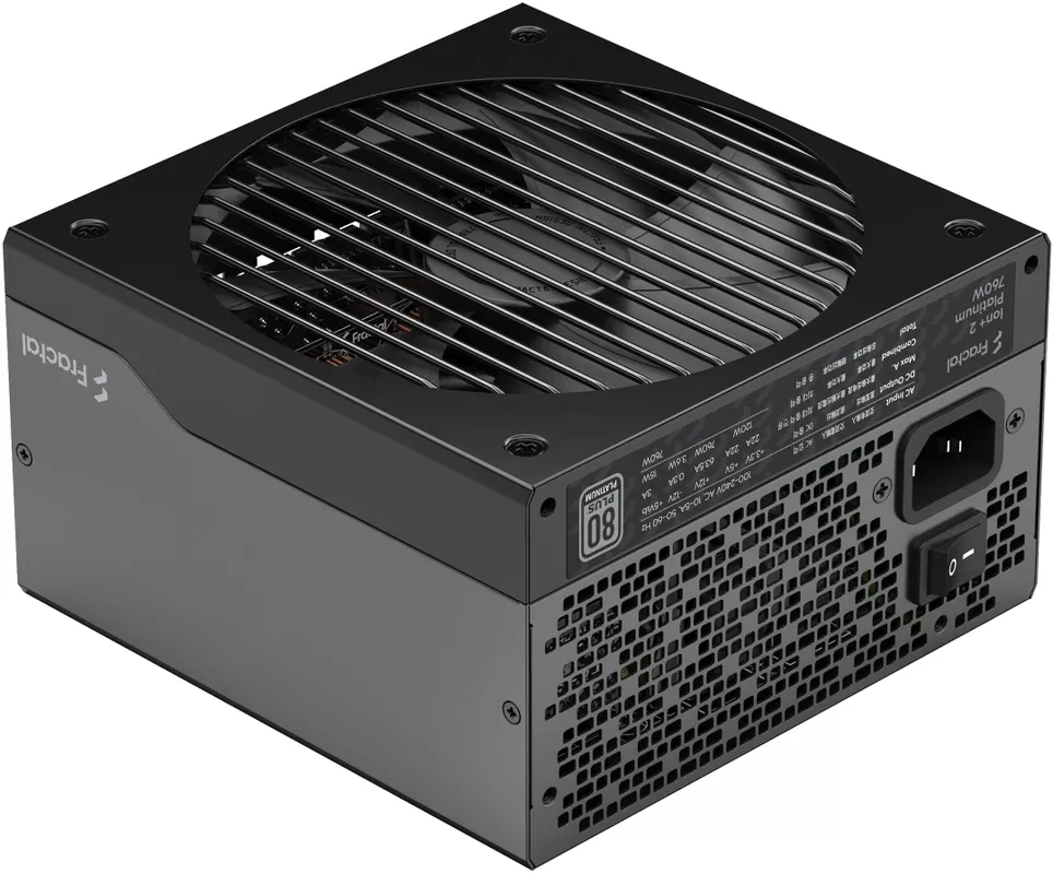 Ion+ 2 Platinum 760W unidad de fuente de alimentación 20+4 pin ATX ATX Negro, Fuente de alimentación de PC