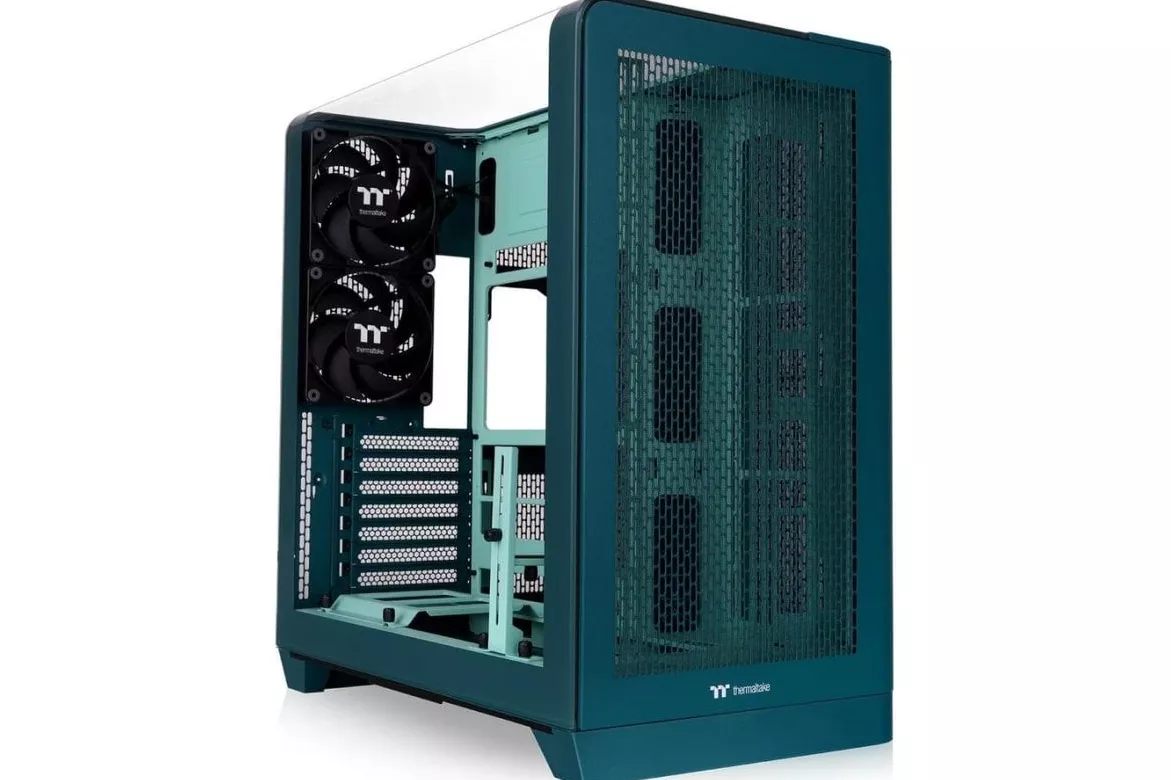 Caja PC Thermaltake View 390 Air Midi Tower Teal Ventana Lateral