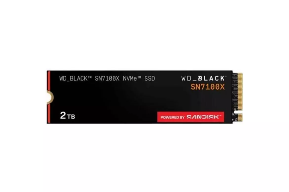 Disco Duro SanDisk WD Black SN7100X 2TB M.2 SSD PCIe NVMe 7250MB/s