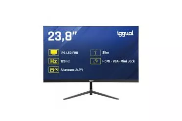MONITOR IGGUAL Monitor 24" IPS 1ms FHD 120Hz VGA HDMI +Altavoces 23.8" IPS 1920 x 1080 HDMI VGA Altavoces