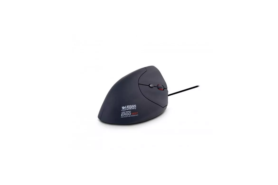 Rat&oacute;n Urban Factory ERGO USB 3600 DPI Negro Dise&ntilde;o Vertical Ergonom&iacute;a