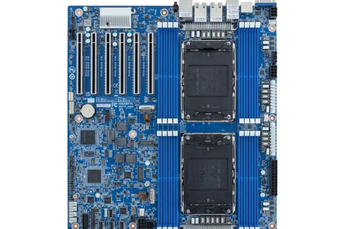 Placa Base Gigabyte 9MS74HB0MR-000 Intel SoC LGA 4710 DDR5 E-ATX Sin Wifi TPM