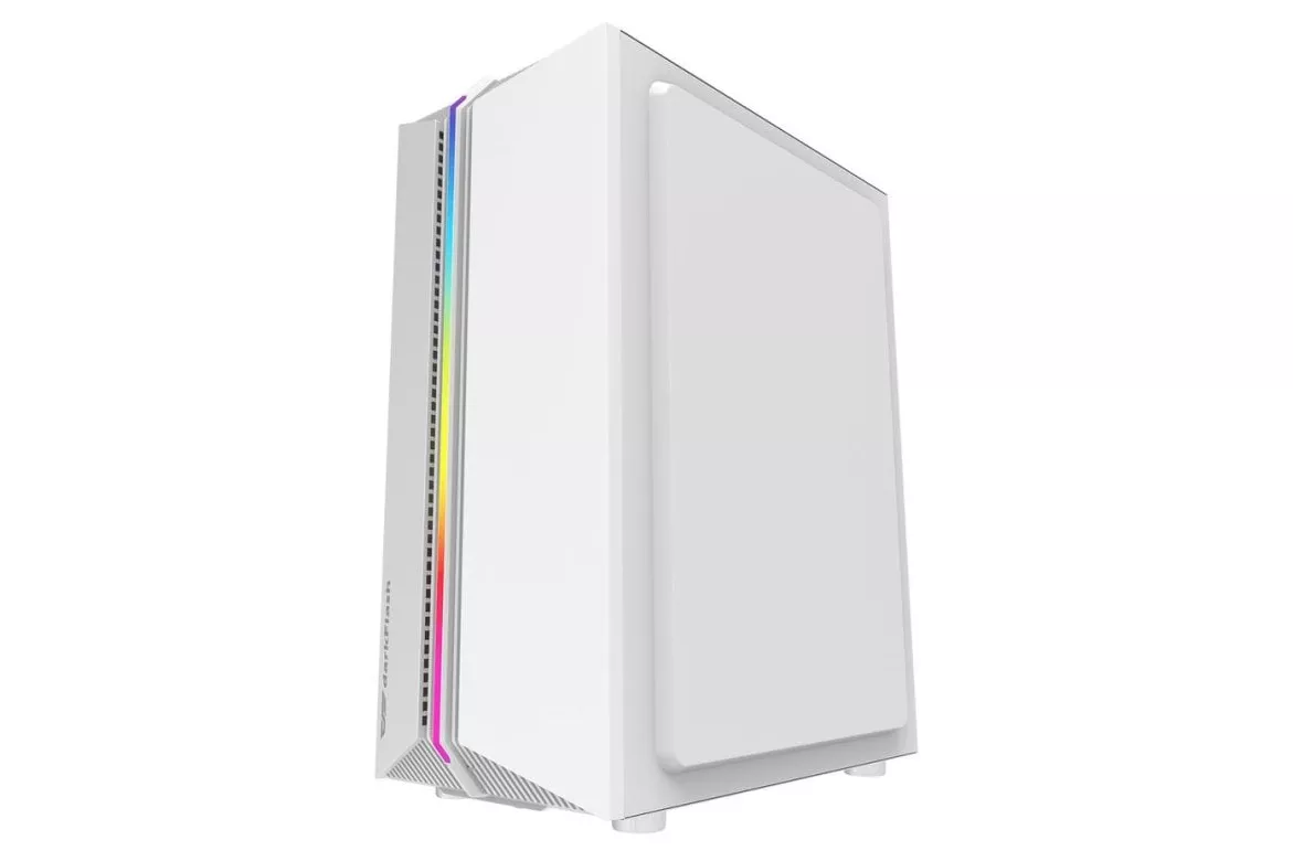 Torre PC Carcasa PC Gaming darkFlash DK151 Midi Tower Blanca ATX Ventana Templada RGB