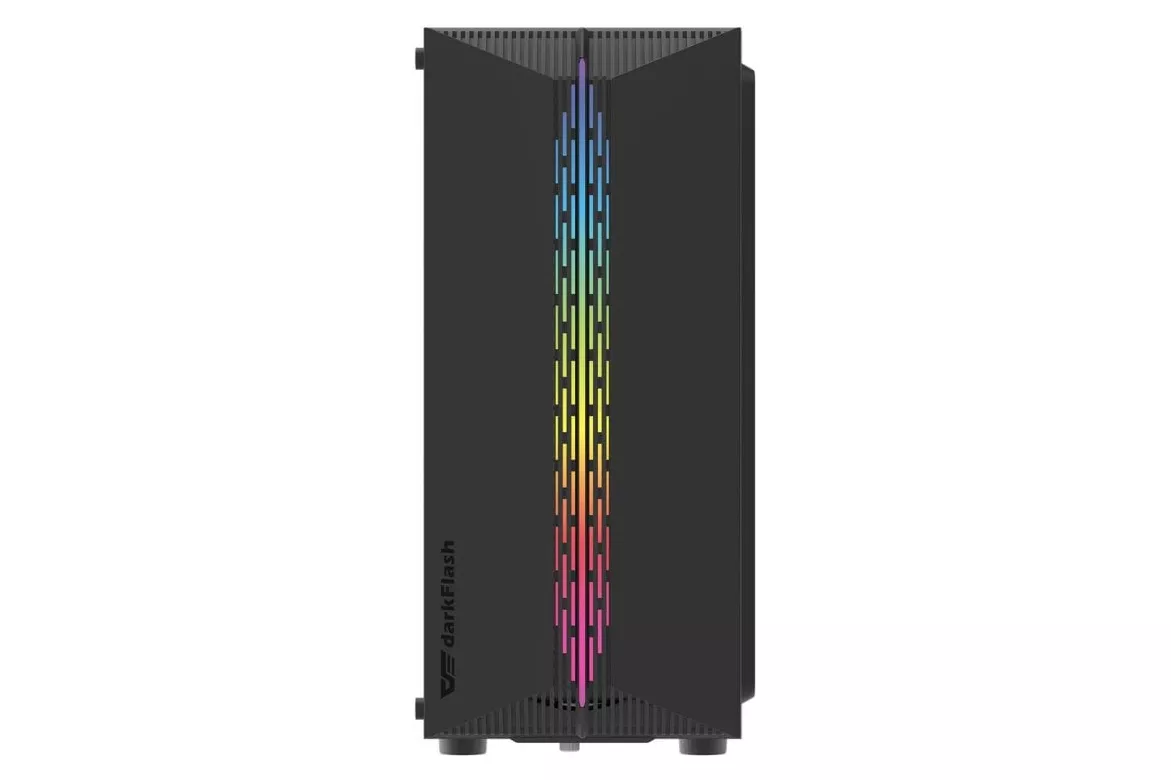 Carcasa PC darkFlash DK151 Midi Tower Negra ATX Ventana Templada RGB