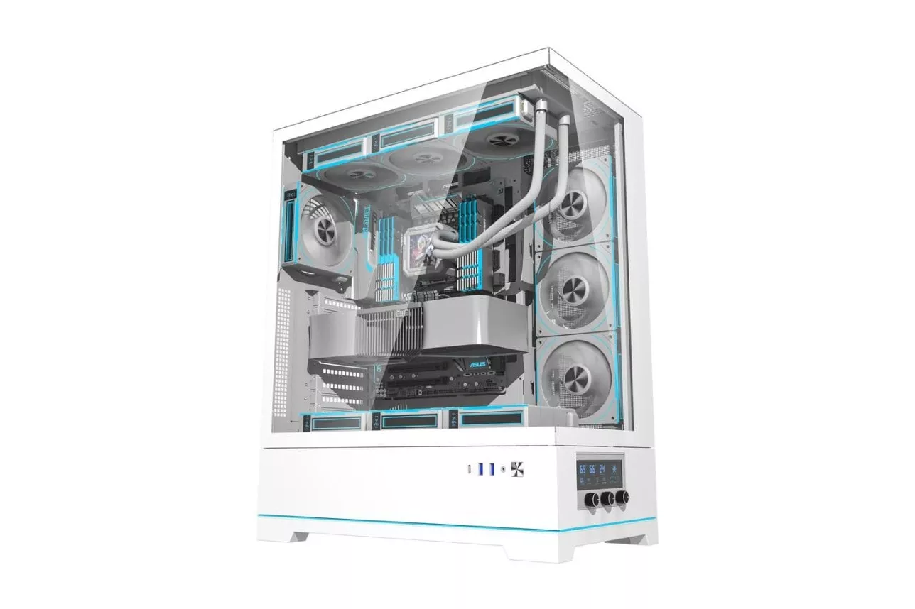 Torre PC Carcasa darkFlash DY451L Pro ATX Torre Blanca RGB